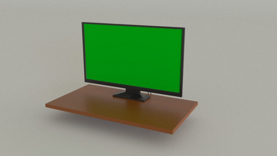 24 in Monitor with Screen and Cords preview image 1